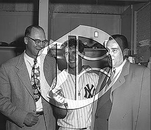 Del Webb, Billy Martin and Dan Topping53N0111